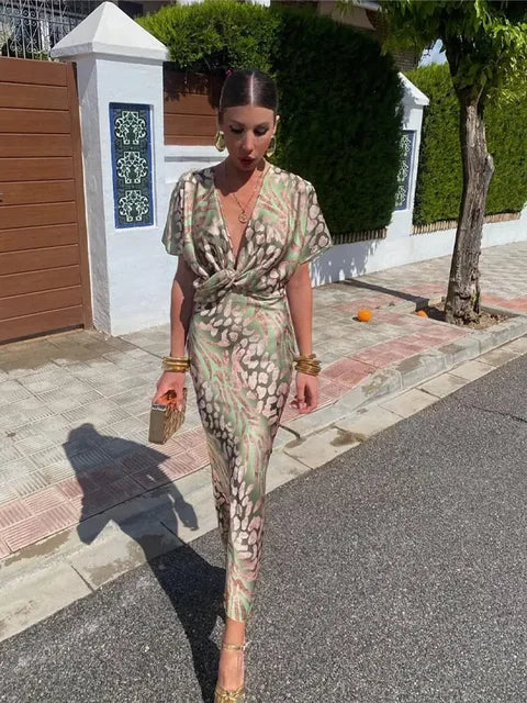 Lyanna - Abito Avvolgente Donna, Elegante & Figura Lusinghiera