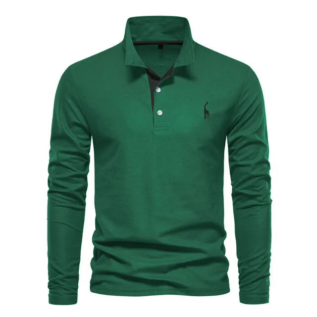 Audren | polo elegante a maniche lunghe