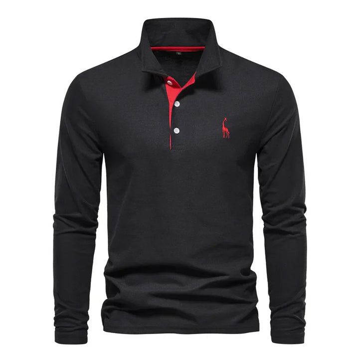 Audren | polo elegante a maniche lunghe