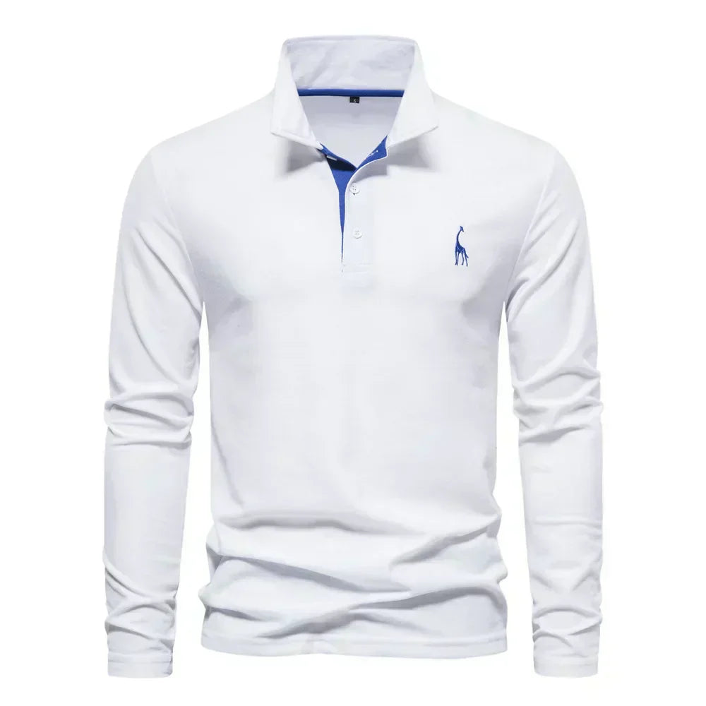 Audren | polo elegante a maniche lunghe