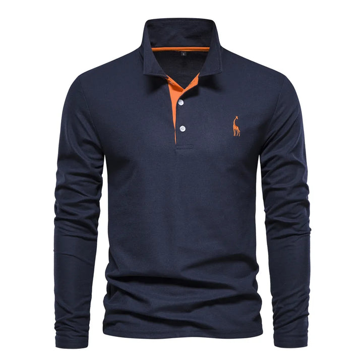 Audren | polo elegante a maniche lunghe
