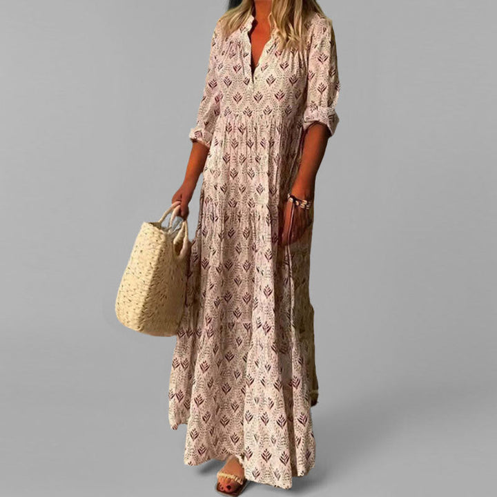 Kaelen - Leggera Camicia di Cotone con Scollo a V
