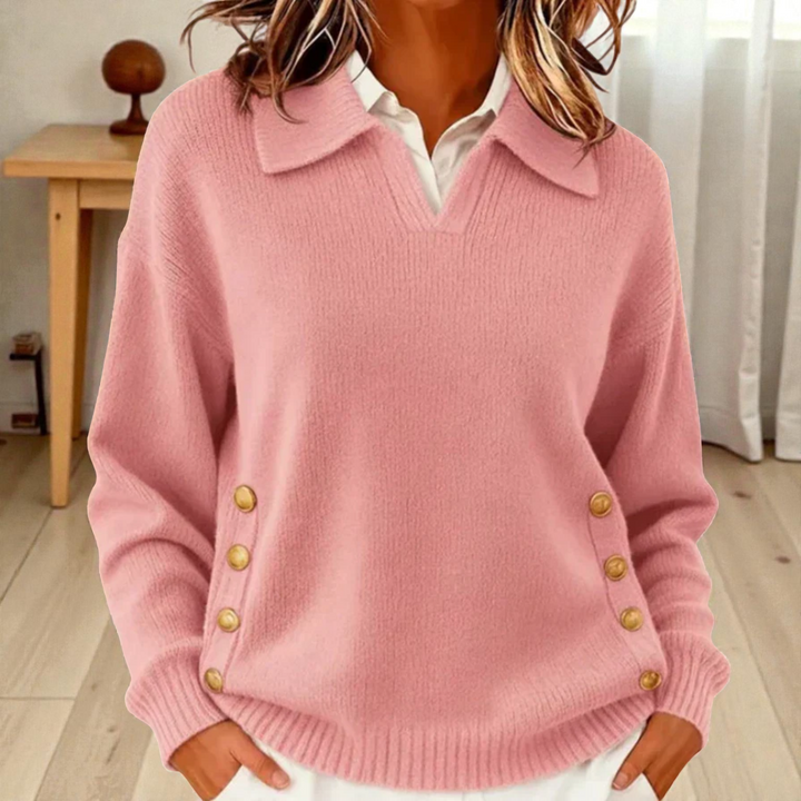 Marta | Maglia Morbida con Colletto Elegante