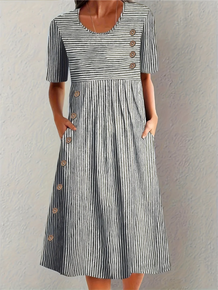Marina | Abito Midi a Righe