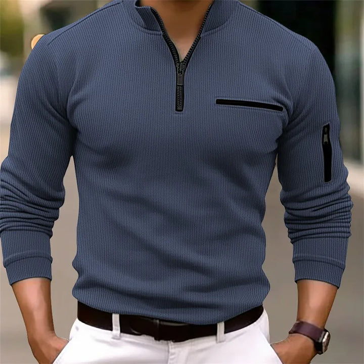 Xander | Maglia Casual con Mezza Zip