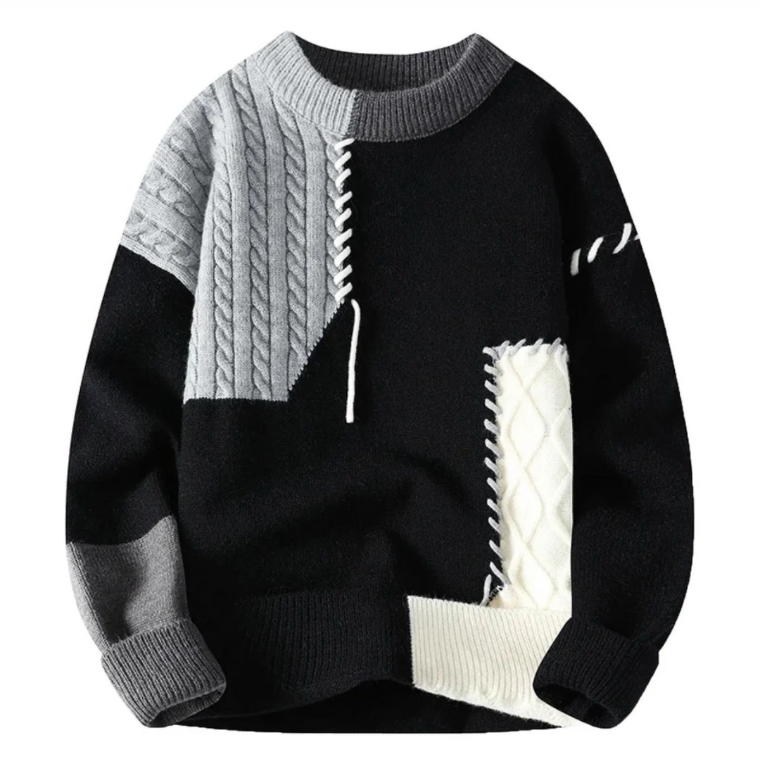 Bruno | Maglione patchwork confortevole