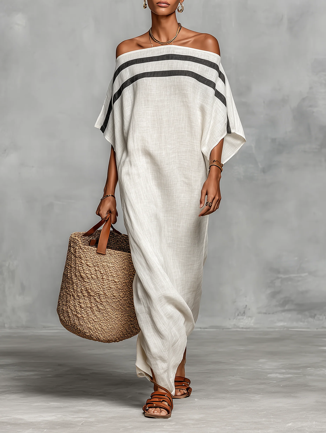 Avelina | Caftano Off-Shoulder