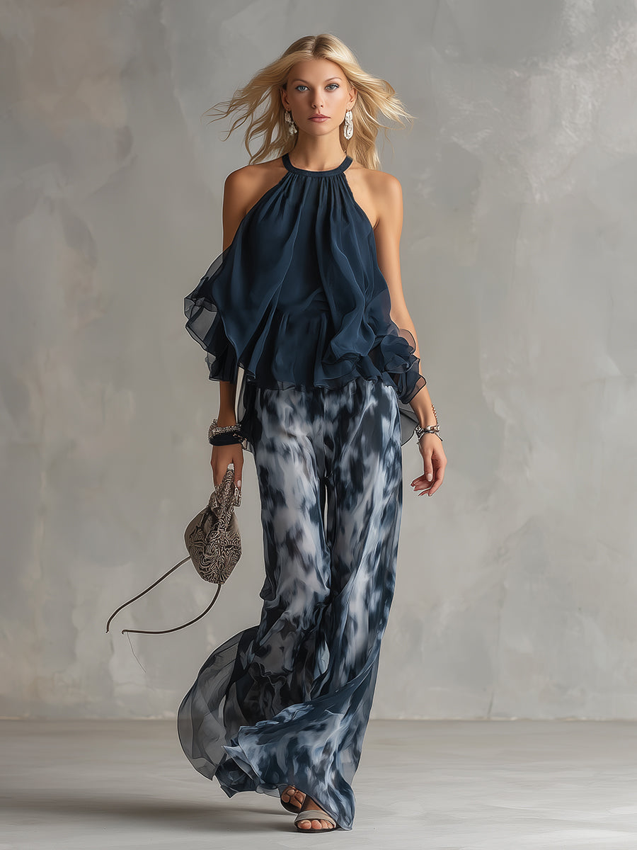 Eleonora | Set Elegante con Top a Volant