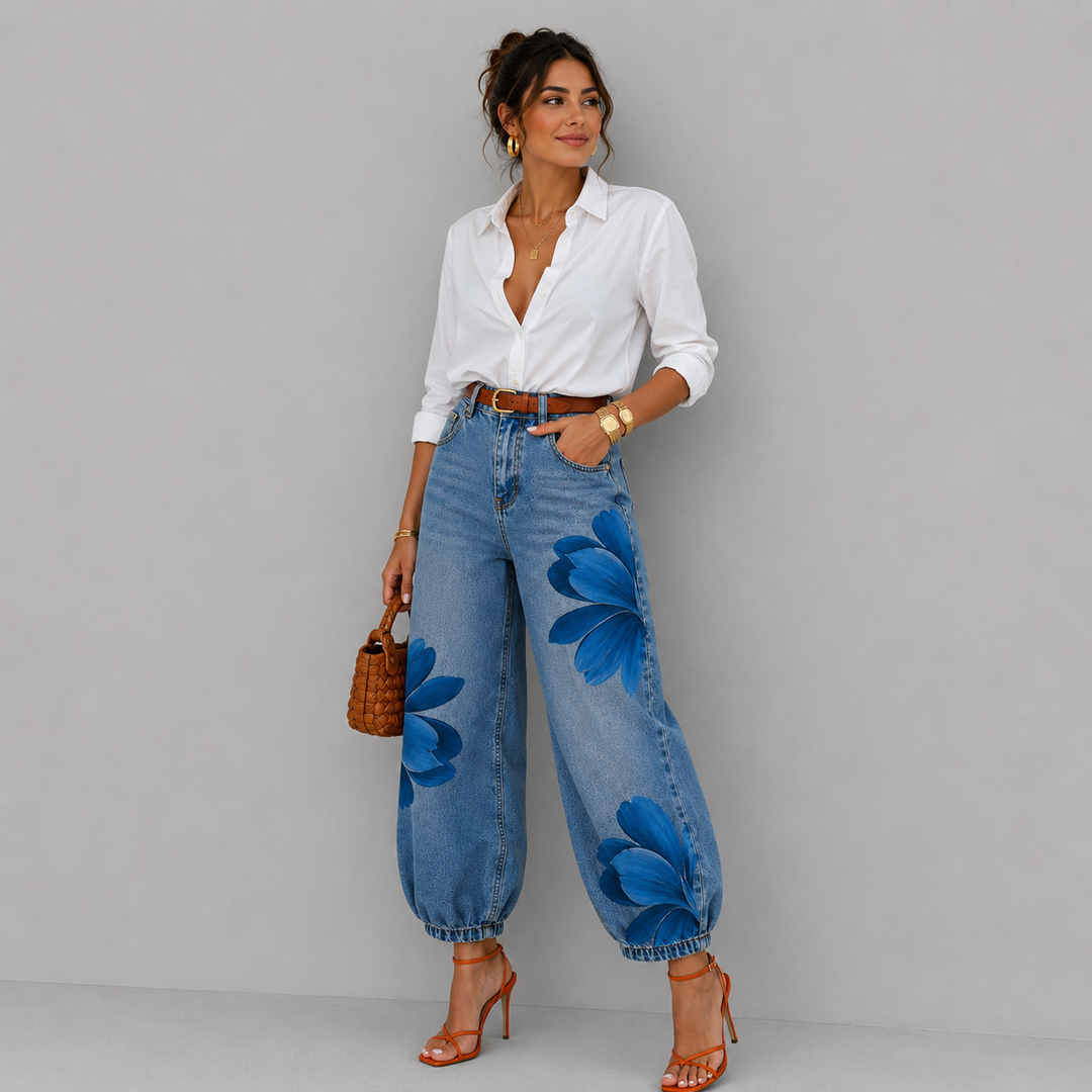 Daniela | Jeans Floreale