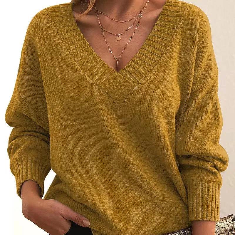 Sofia | Maglia Morbida con Scollo a V