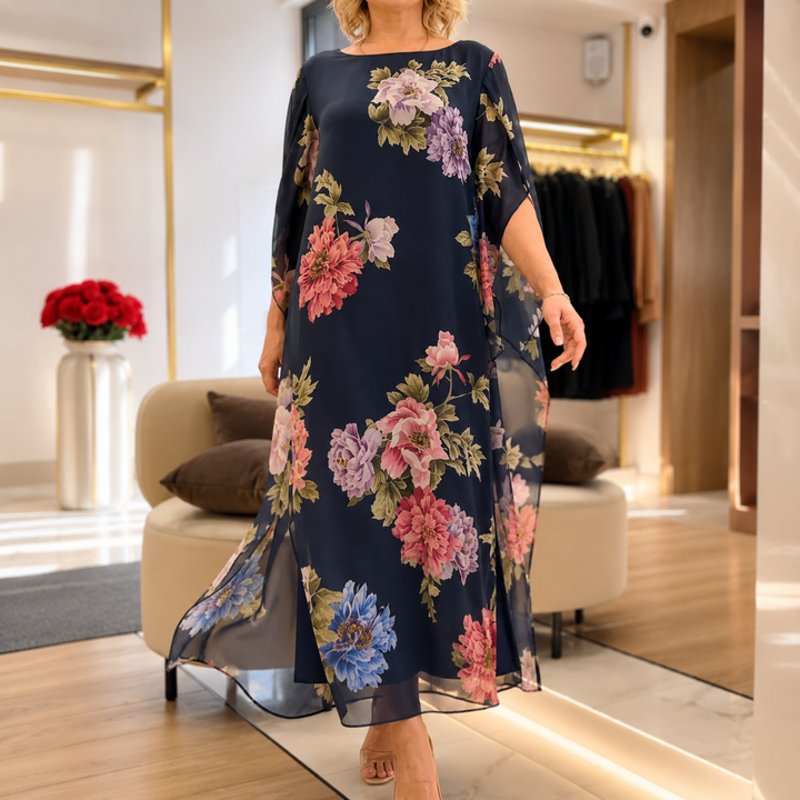 Marisol | Abito Lungo Elegante a Fiori