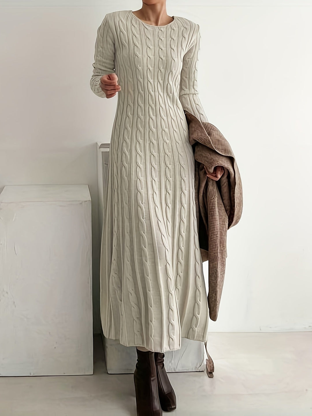 Gianna | Abito in Maglia Elegante