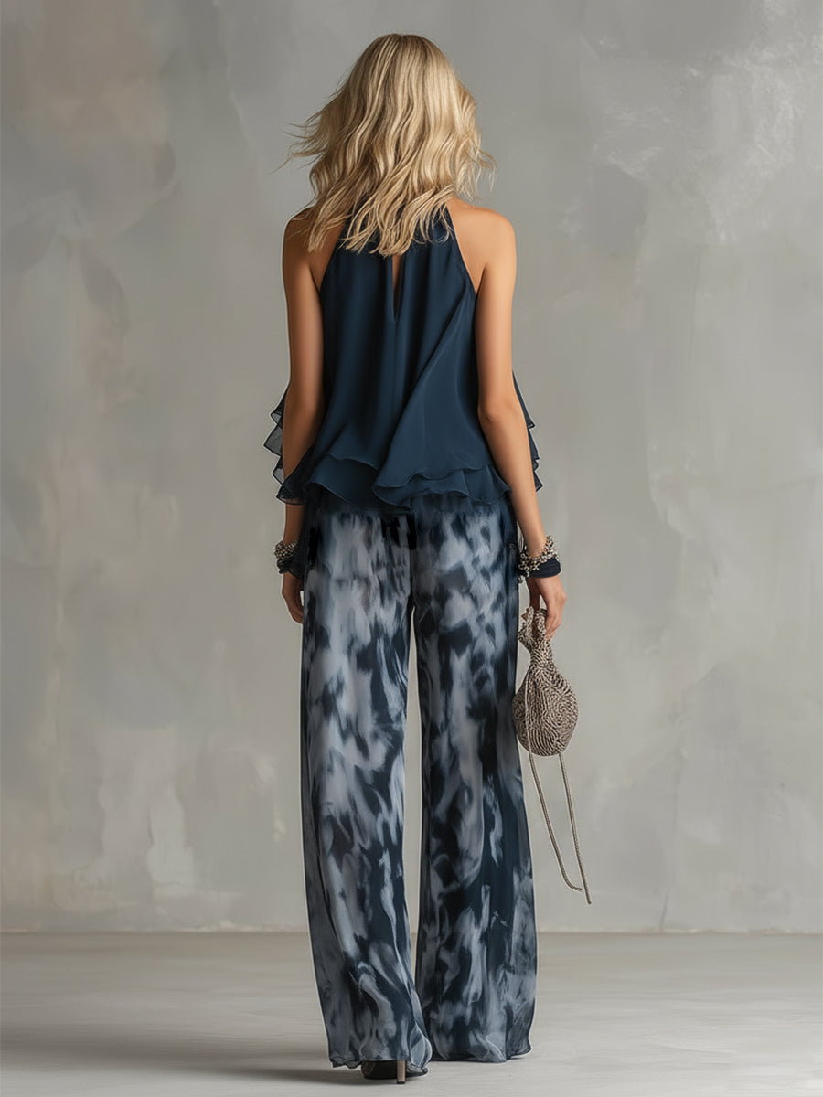 Eleonora | Set Elegante con Top a Volant