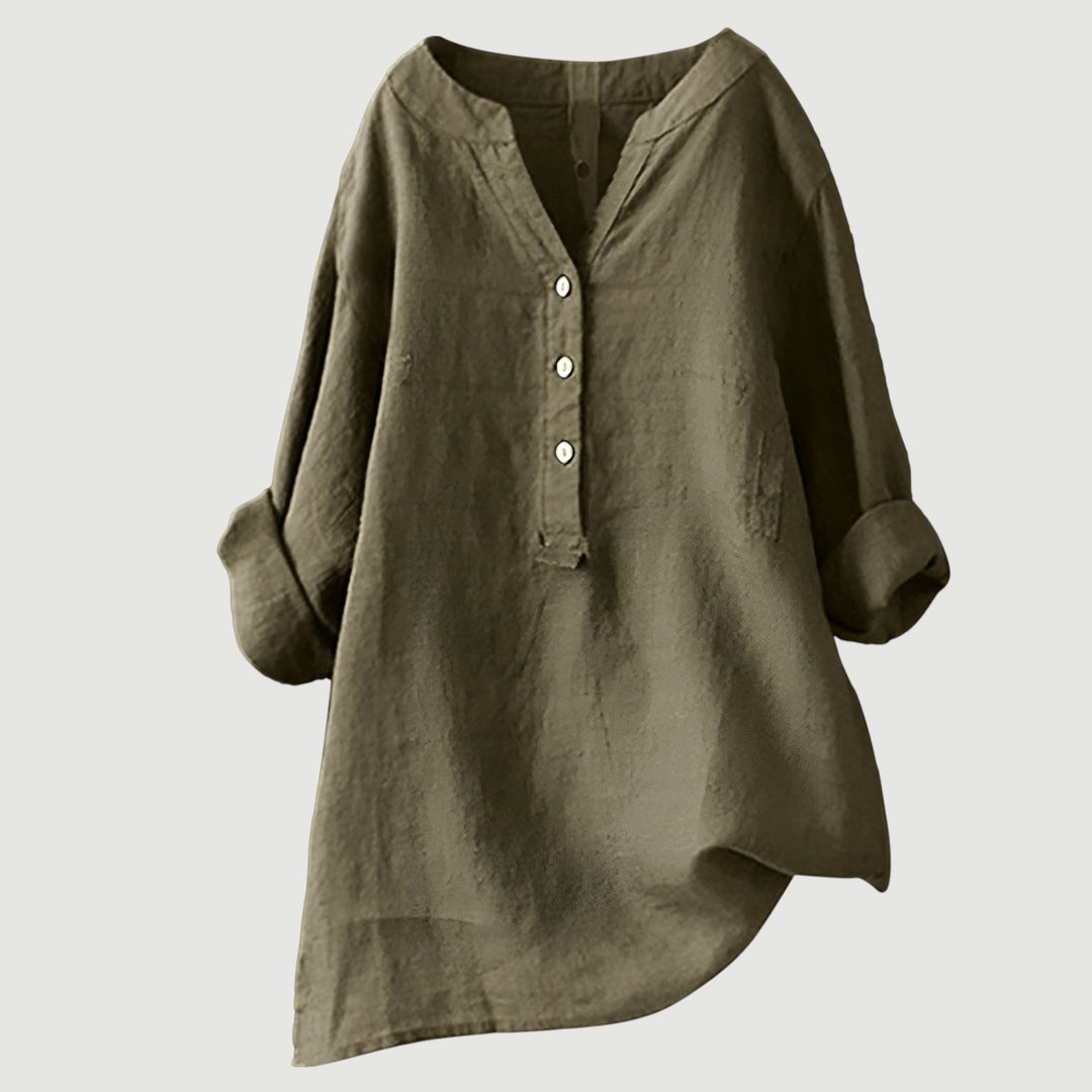 Livia™ – Camicia Leggera e Comoda con Bottoni