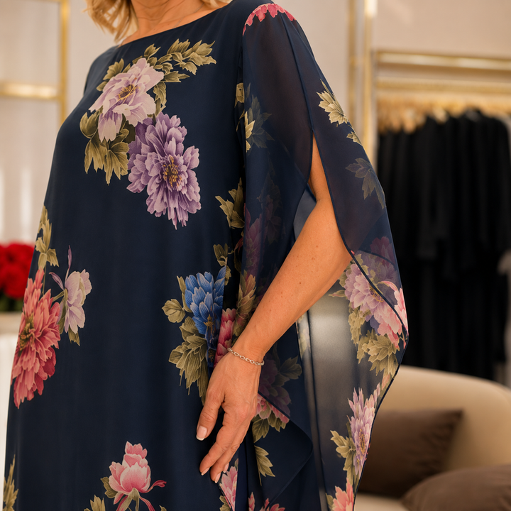 Marisol | Abito Lungo Elegante a Fiori