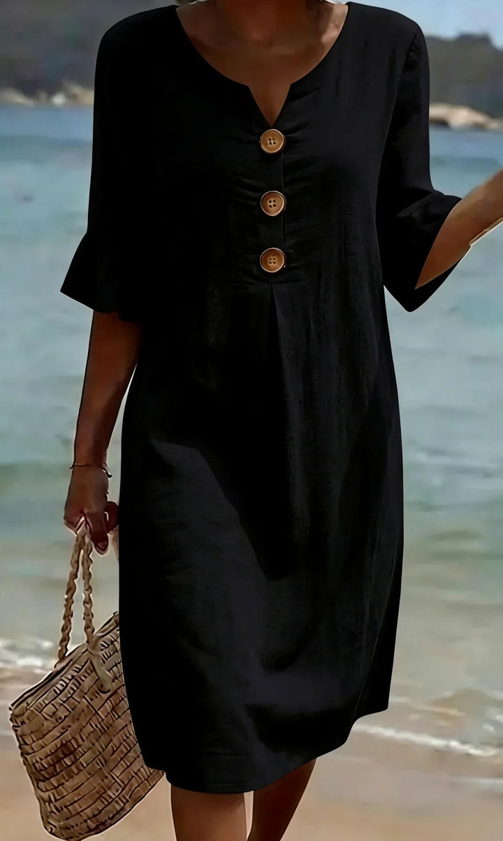 Raquel | Abito Vintage con Bottoni