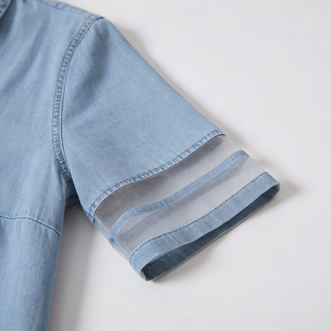 Serena | Abito Chemisier in Denim