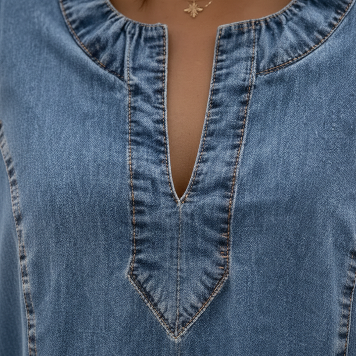 Giulia | Abito in Denim Confortevole