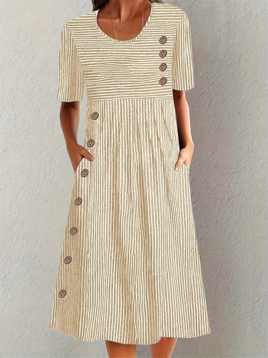 Marina | Abito Midi a Righe