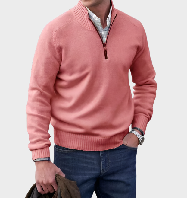 Malik | Maglione elegante con zip