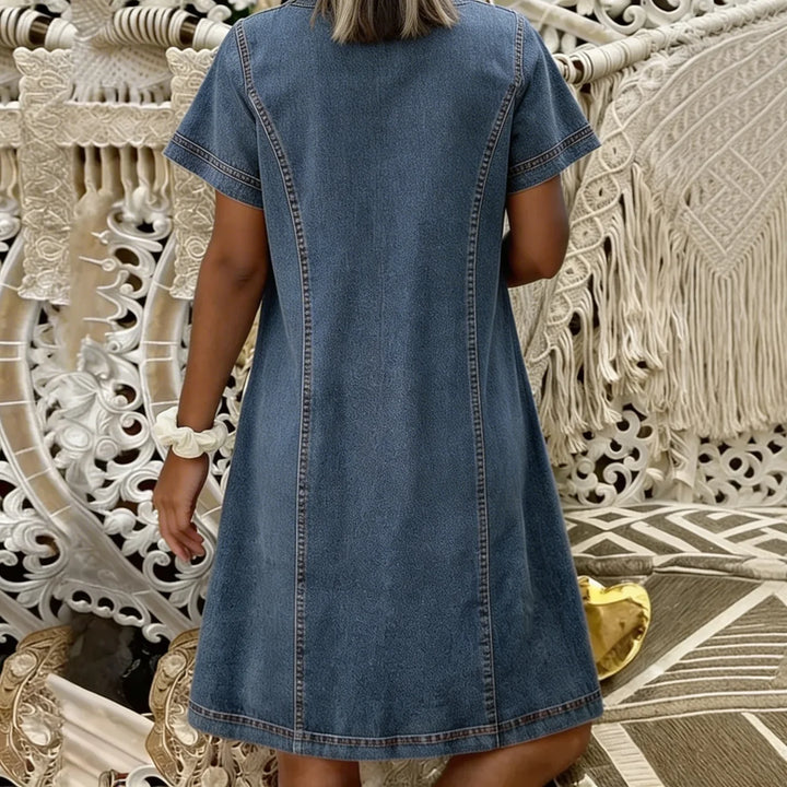 Giulia | Abito in Denim Confortevole