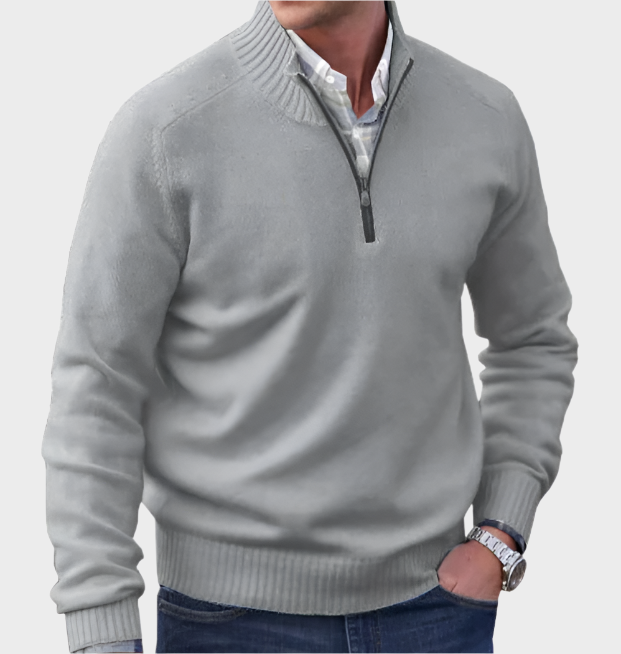 Malik | Maglione elegante con zip