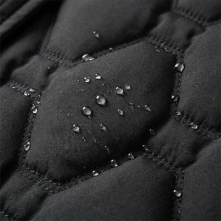 Anna | Cappotto Lungo Imbottito con Cappuccio