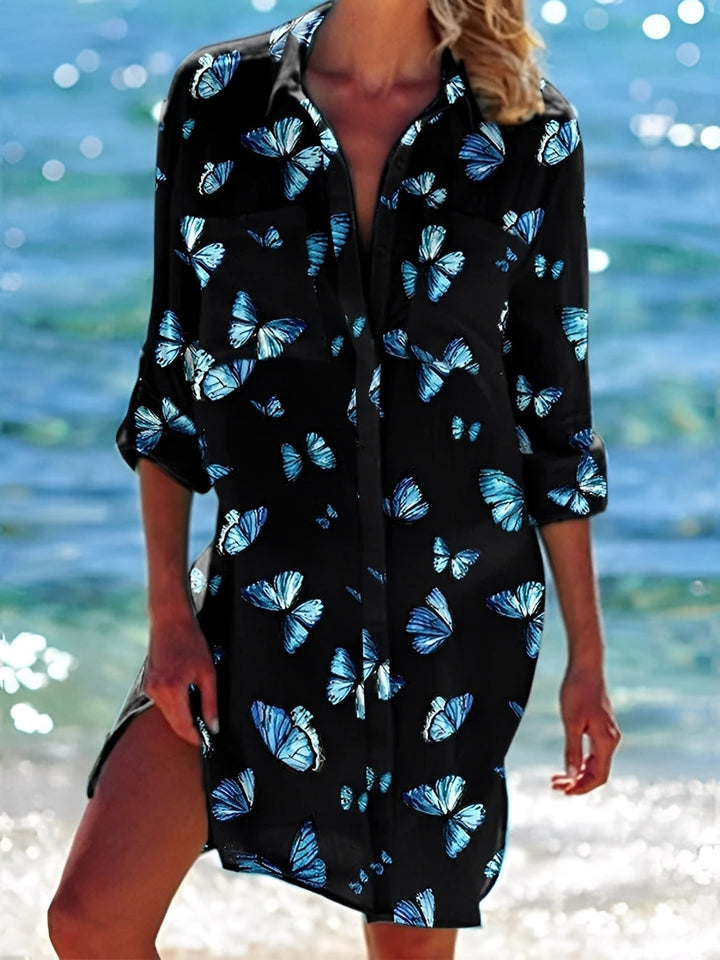 Emely - Abito camicia casual a taglio morbido per donne