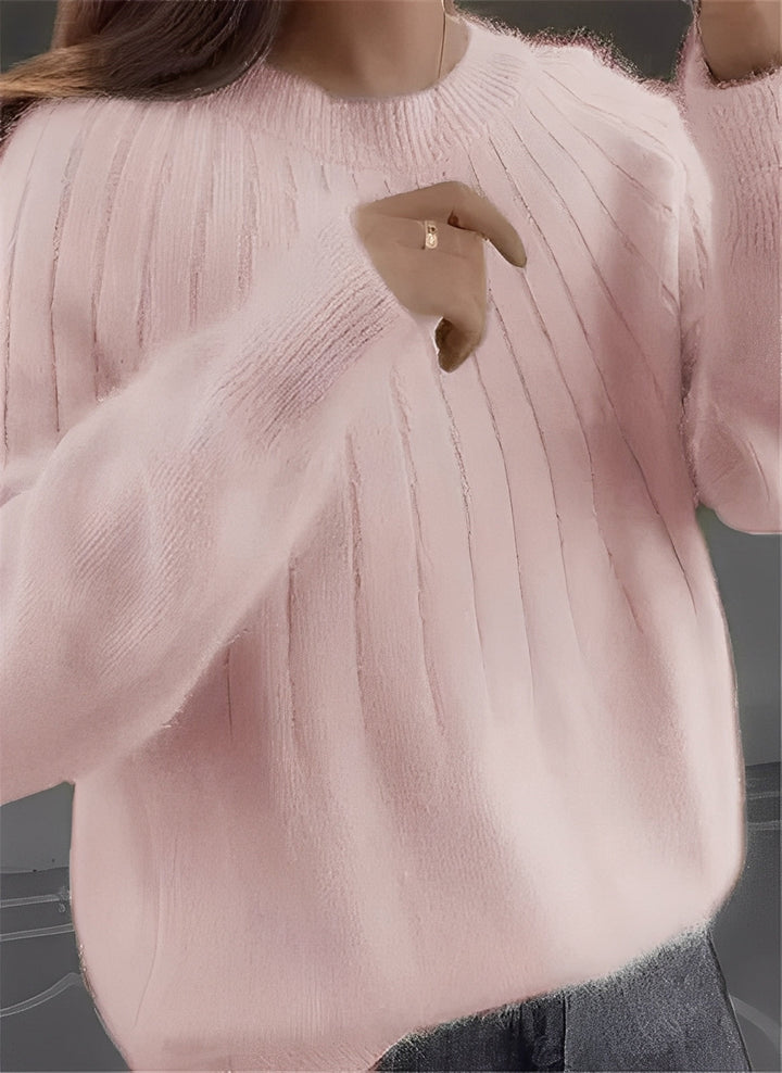Cornelia - Maglione in cashmere da donna casual con vestibilità comoda