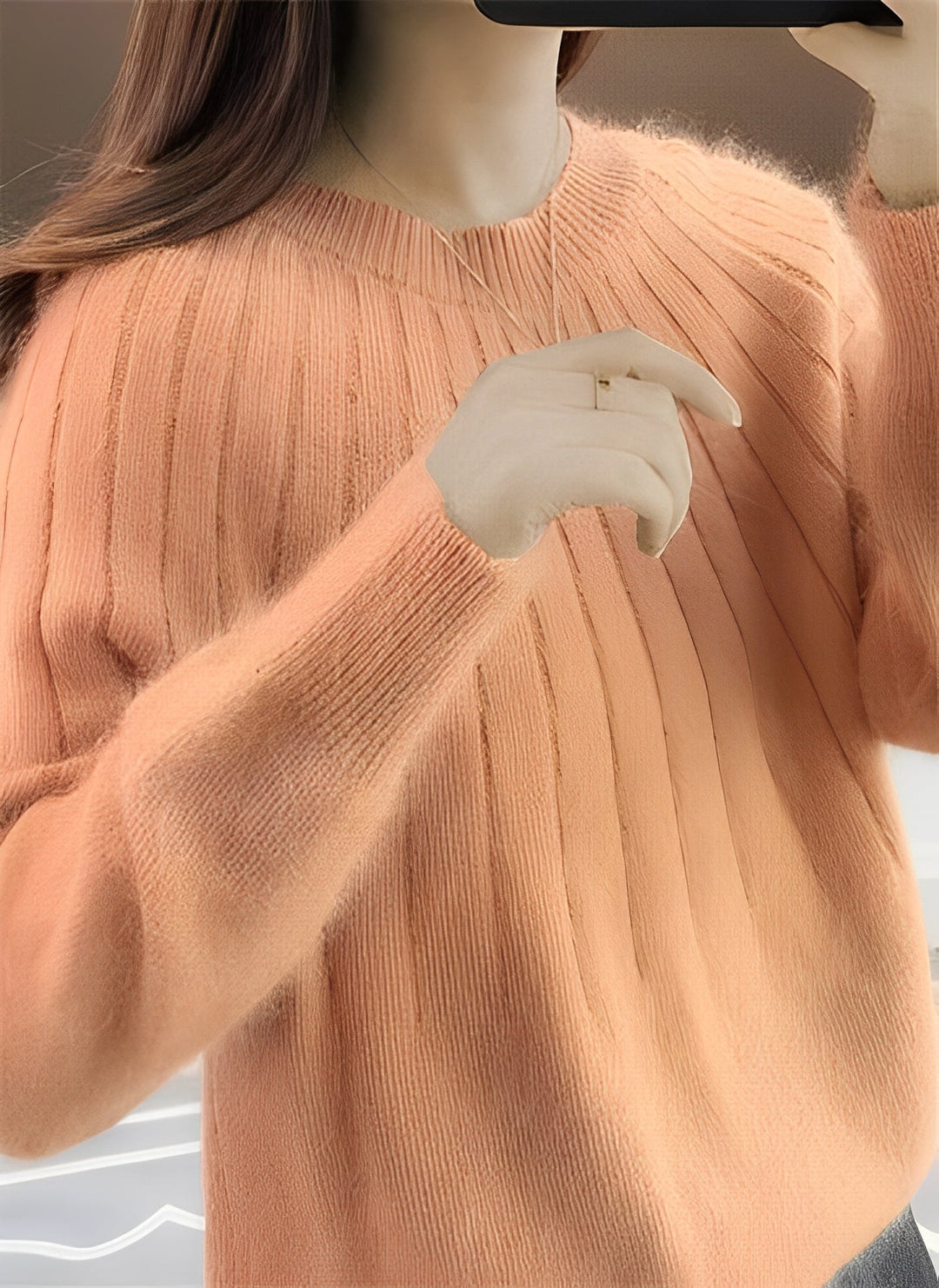 Cornelia - Maglione in cashmere da donna casual con vestibilità comoda