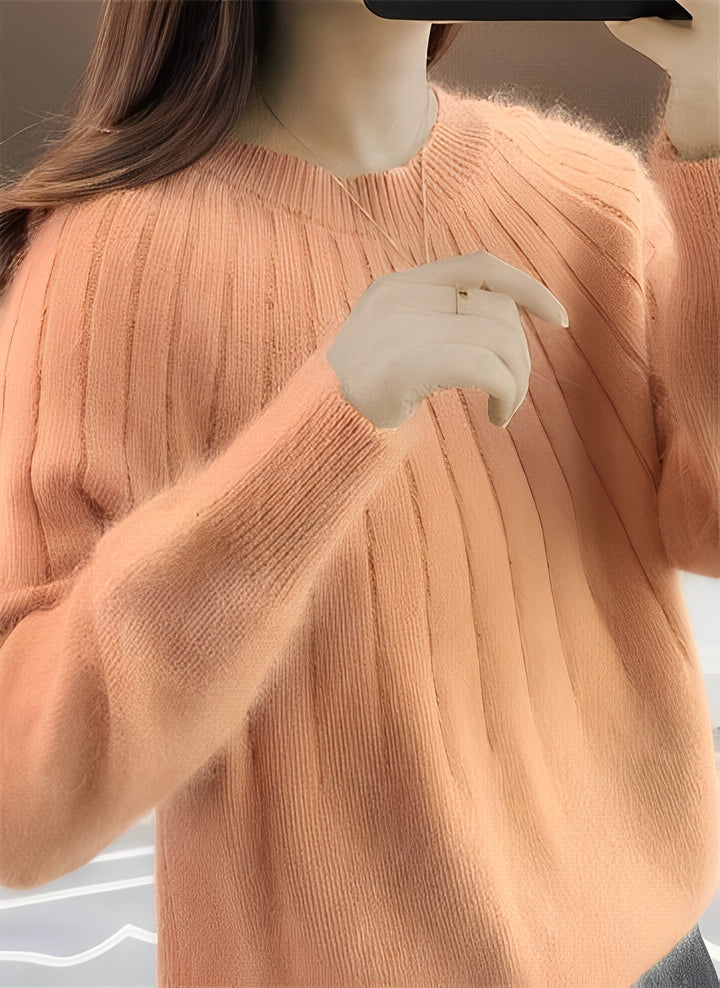 Cornelia - Maglione in cashmere da donna casual con vestibilità comoda