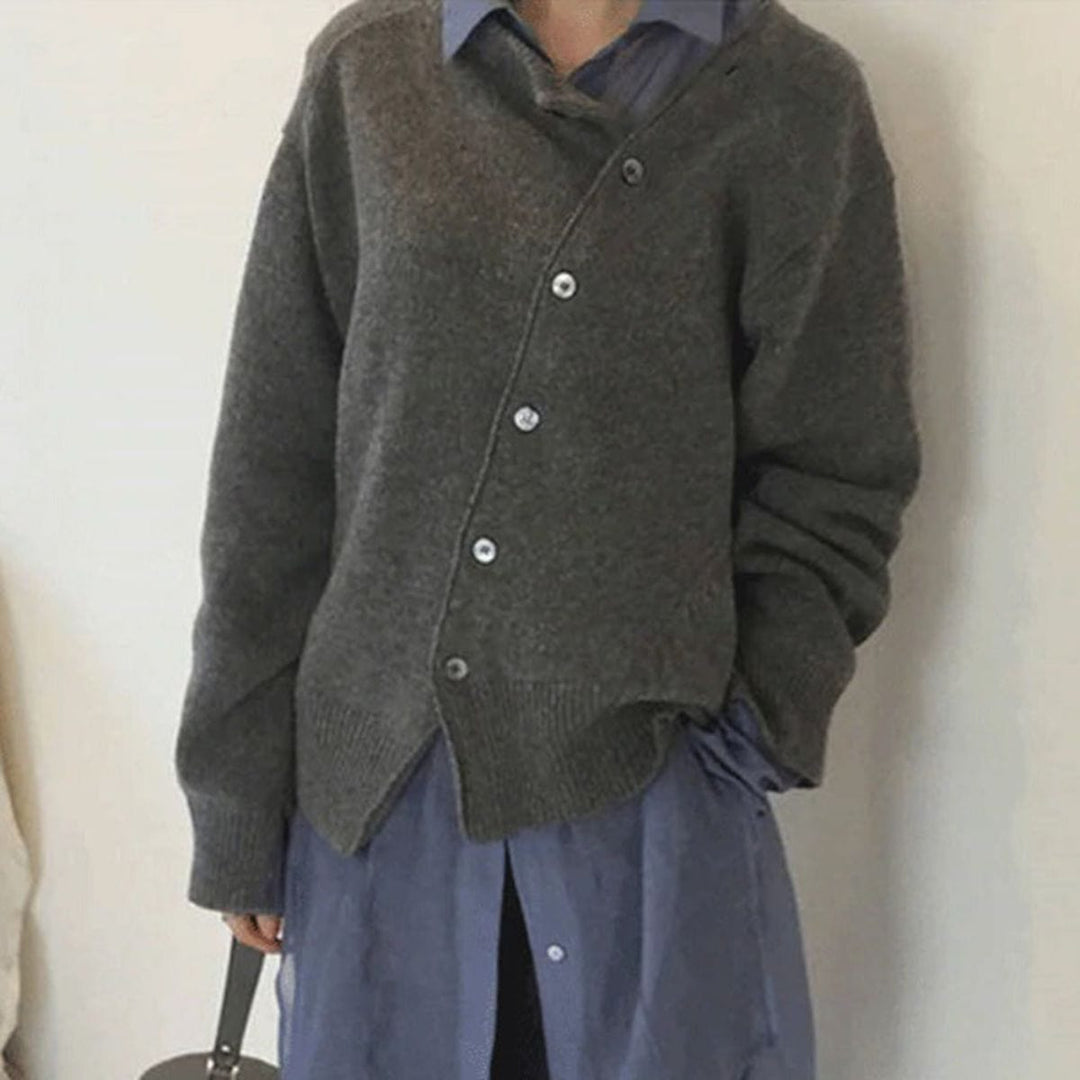 Nalani - Giacca Confortevole in Cashmere con Dettagli a Bottoni