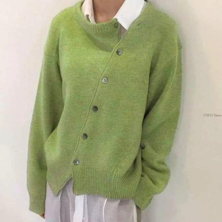 Nalani - Giacca Confortevole in Cashmere con Dettagli a Bottoni